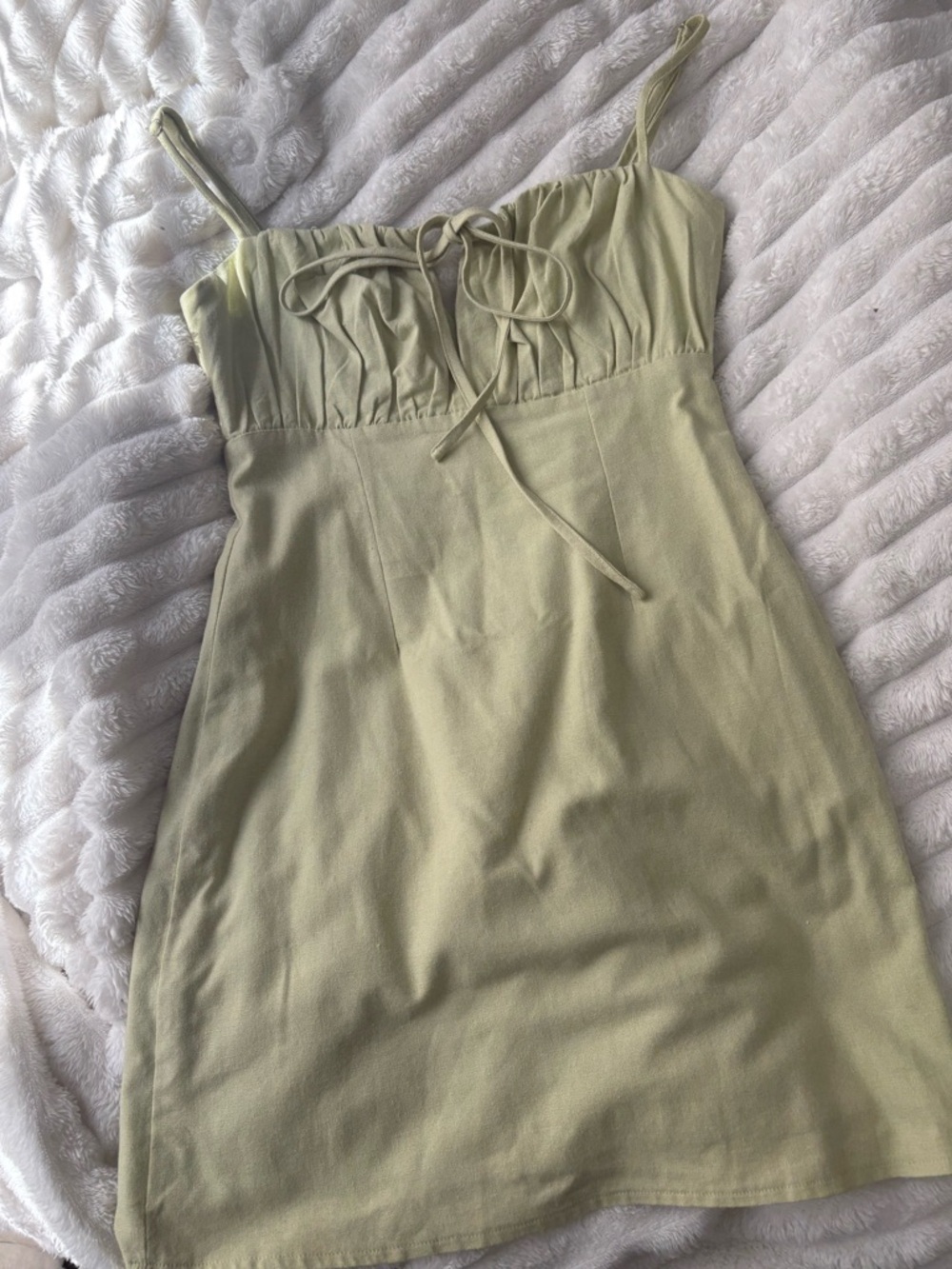 Showpo Light Green Mini Dress
